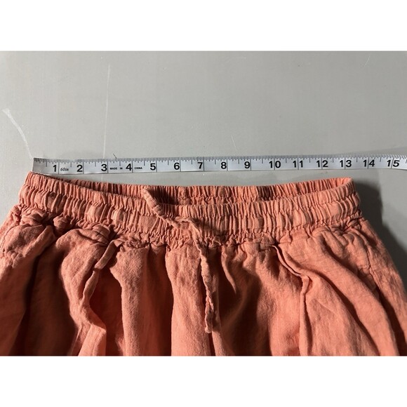 Acqua & Limone Florence Womens Linen Blend Wide Leg Pants Boho Size Small AO4004 - Picture 4 of 12